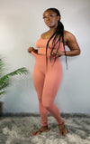 Ribbed Seamless Double Strap Brami-rose