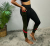 ARMY GREEN FULL LENGTH LEGGINGS w/ side pockets - Bodied Clothing