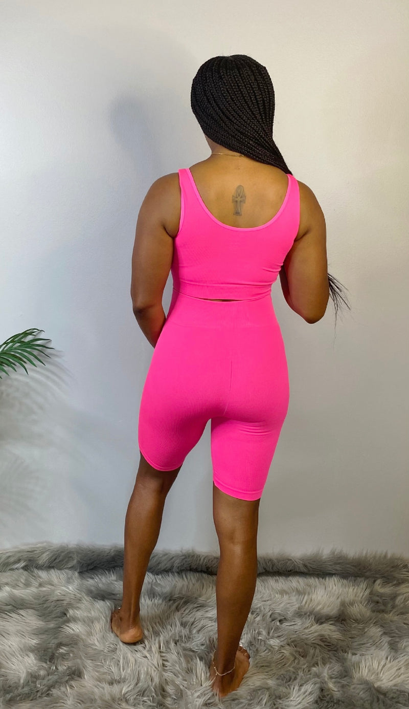 Seamless Sport Bra- pink