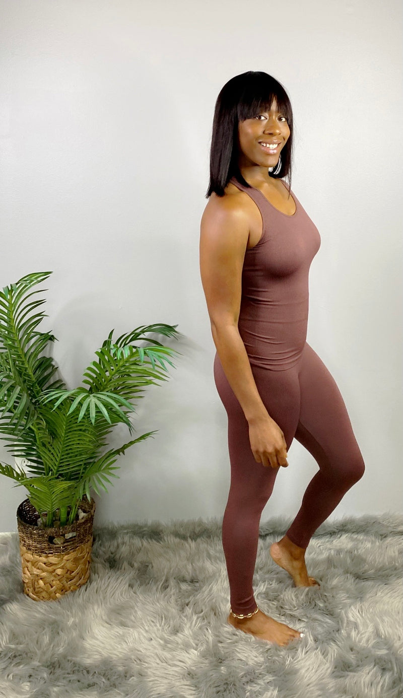 Let’s Wine Down Set- mocha - Bodied Clothing