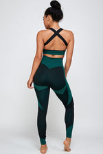High Impact Sport bra-Green - Bodied Clothing